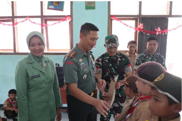 Pererat Hubungan TNI Dan Kalangan Pelajar, Dandim 0625 Pangandaran Datangi Berbagai Sekolah Teritorialnya