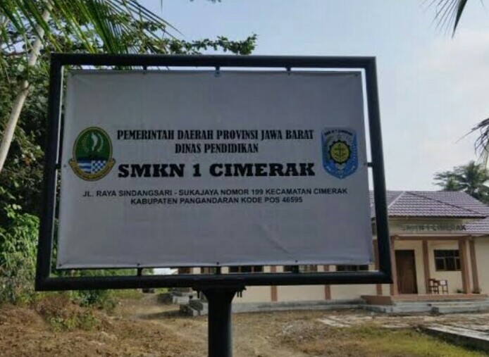 SMKN 1 Cimerak Butuhkan RKB Dan Pagar Sekolah